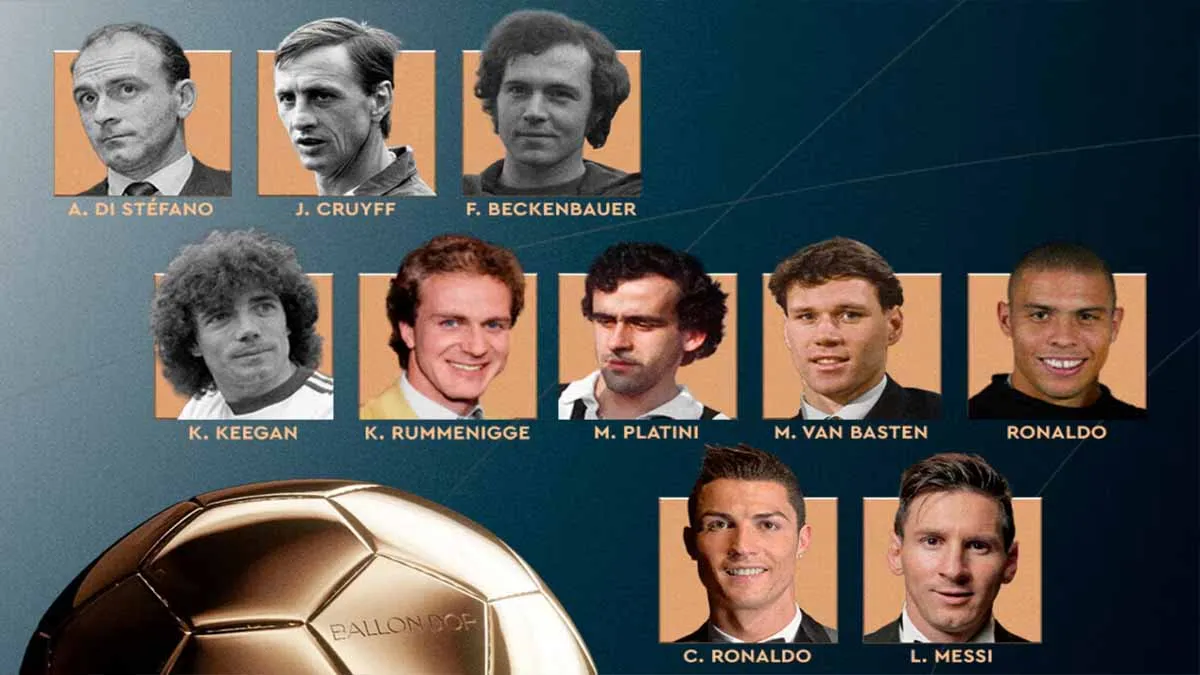Pallone d’Oro All Time, Messi e Ronaldo sfidano le leggende: voto ai tifosi