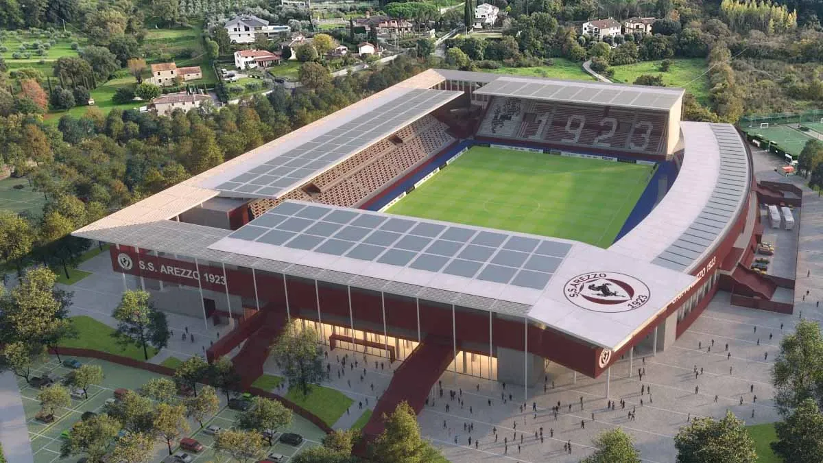 Arezzo, il nuovo stadio può fare scuola: così nasce un progetto di città
