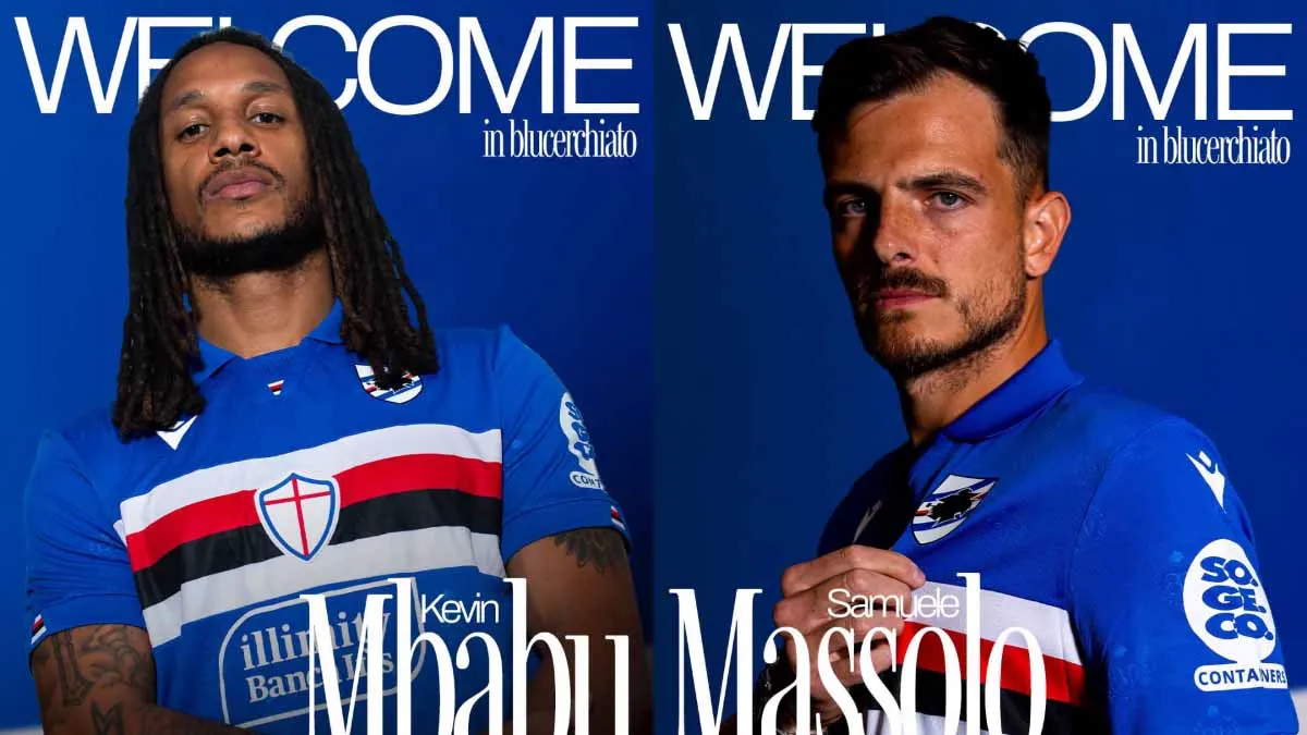Sampdoria, doppio colpo: ufficiali Mbabu e Massolo