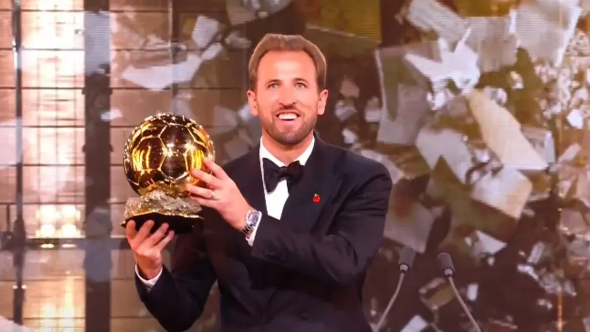 Pallone d’Oro 2026, trionfa Harry Kane: è il quinto inglese della storia