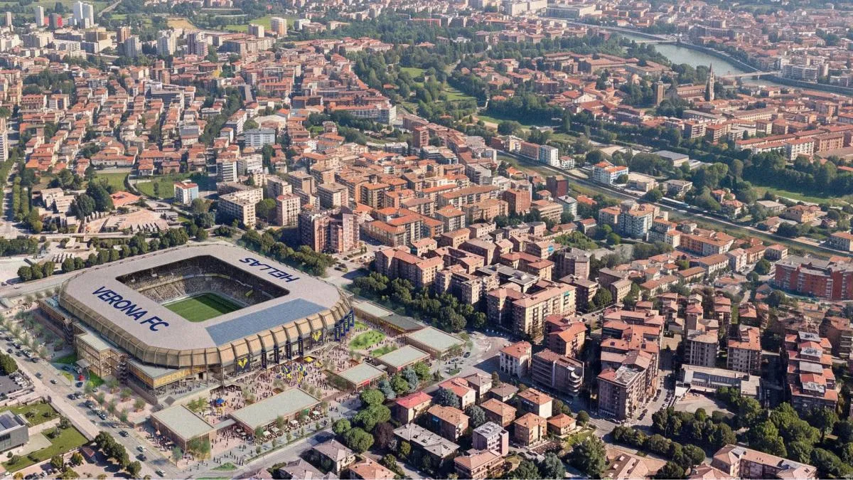 Verona, il nuovo Bentegodi prende forma: 300 milioni per lo stadio